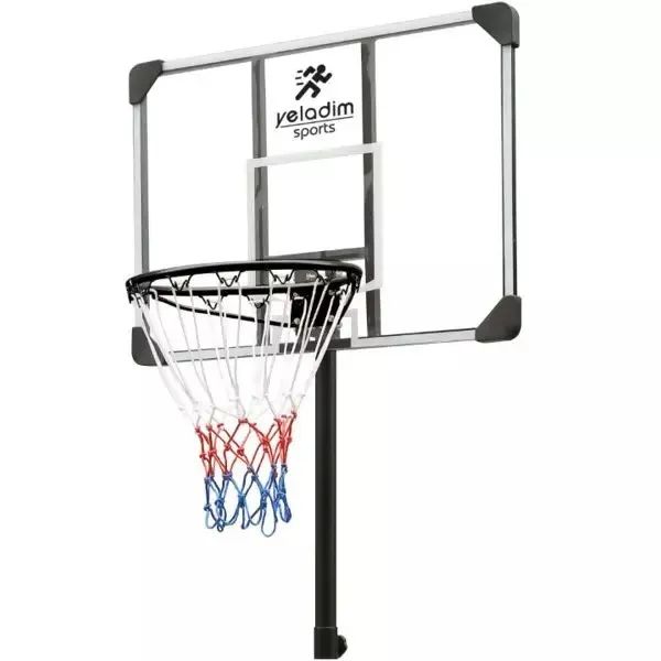 Tabela de Basketball com Altura Ajustável 179 a 213cm - Transparente Yeladim Sports - Foto 5