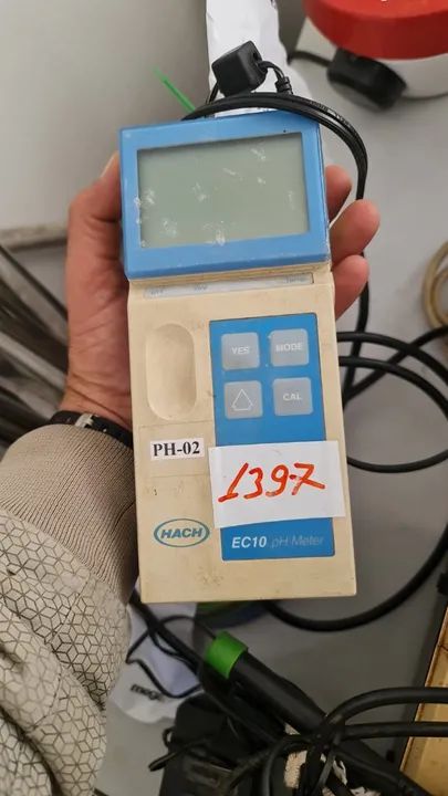 Medidor portátil de pH PH Metro, Fáb. Hach, Mod. EC10, ano 2015. 