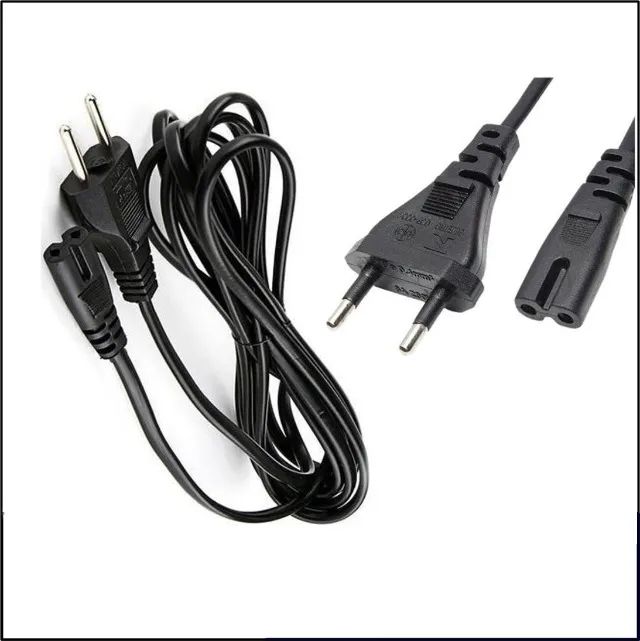 Cabo De energia Bipolar Tipo 8 para ps2/ ps3/ ps4