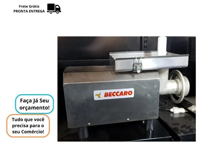 Moedor de Carne Beccaro Boca 22 Inox