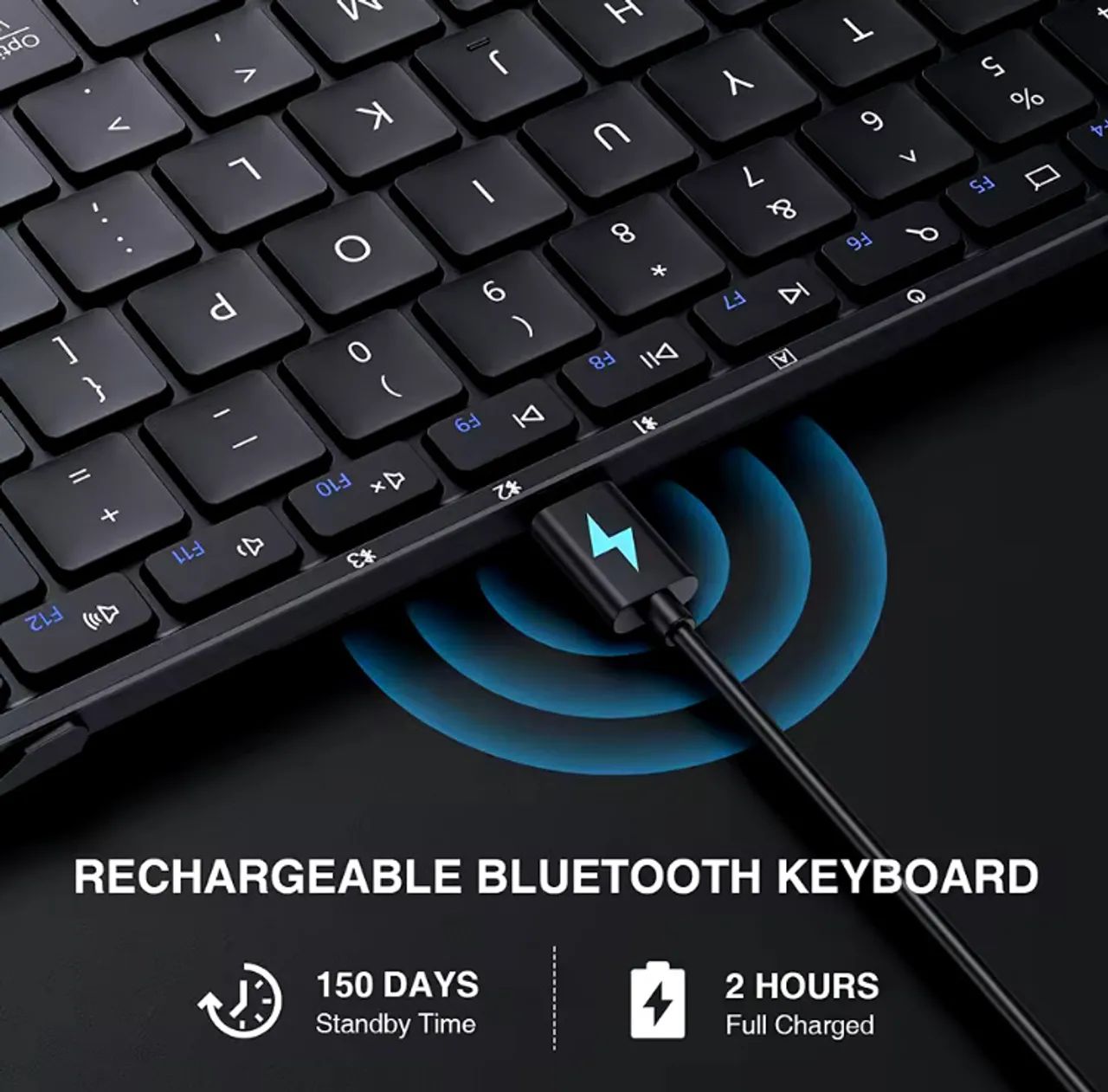 Venda Urgente! Teclado novo na caixa ProtoArc dobrável bluetooth 3 dispositivo - Foto 2
