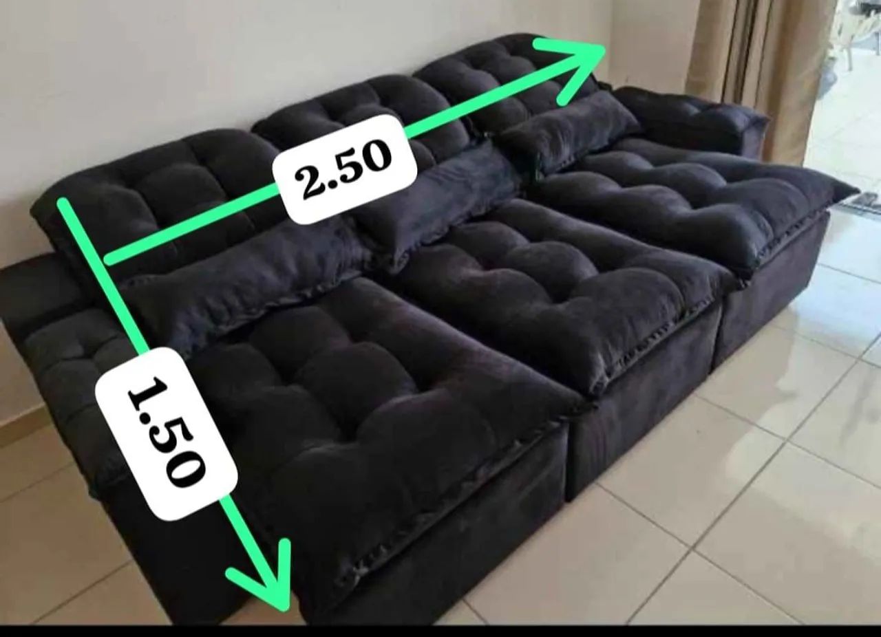Sofás retrátil reclinável A pronta entrega  - Foto 4