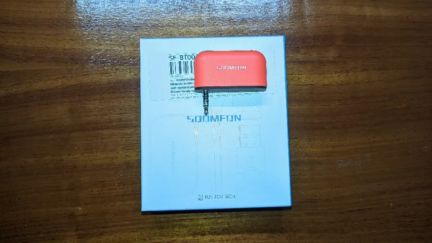 Adaptador de Áudio Bluetooth 5.0 P2 Soomfon (Transmissor p/ Videogames) NOVO