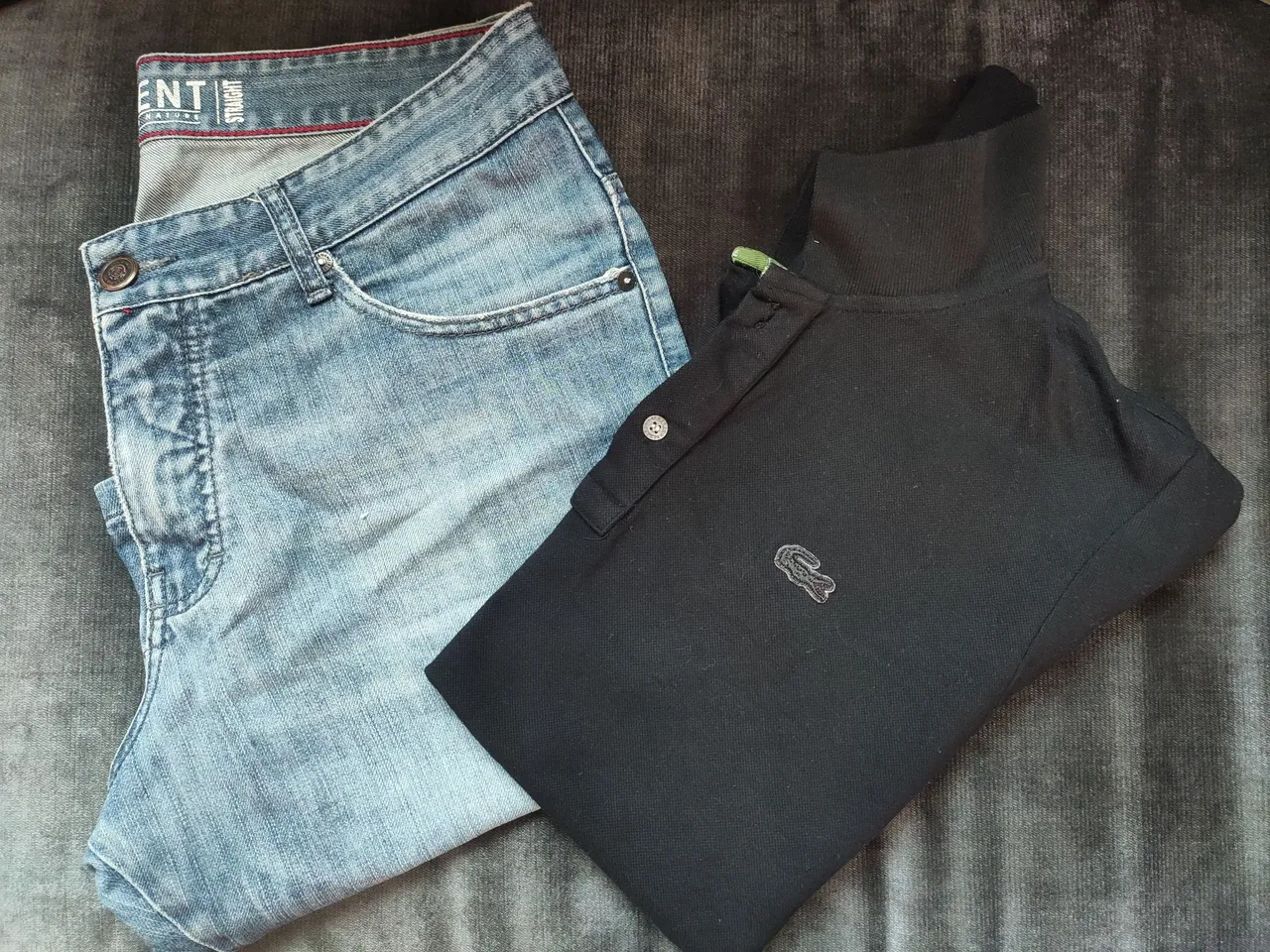 Kit bermuda Jeans Element e Polo Lacoste
