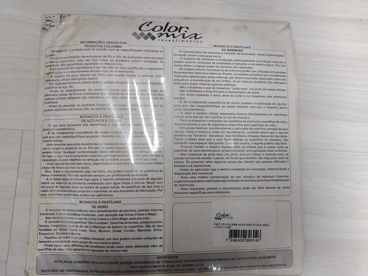 Pastilhas de Vidro Lilás para Revestimento - Foto 2