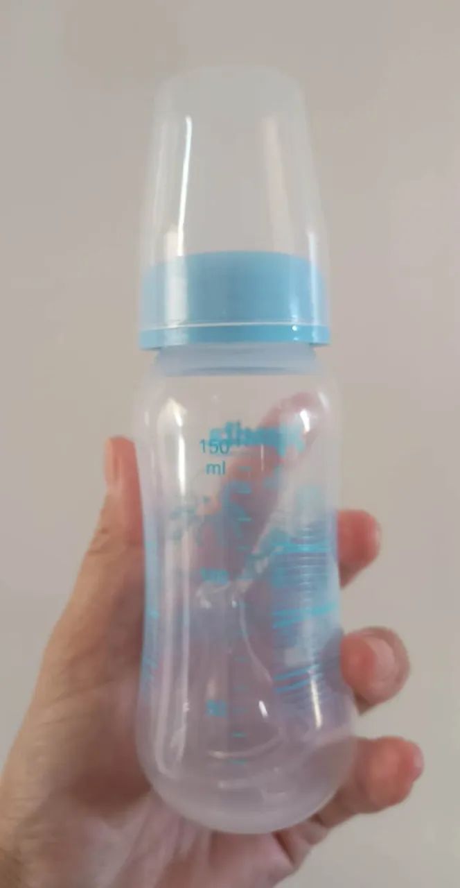 Mamadeira Decorada Bico Silicone 150ml Bebê