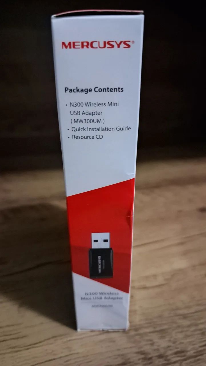 Adaptador USB Wi-Fi Mercusys MW300UM N300 - Foto 4