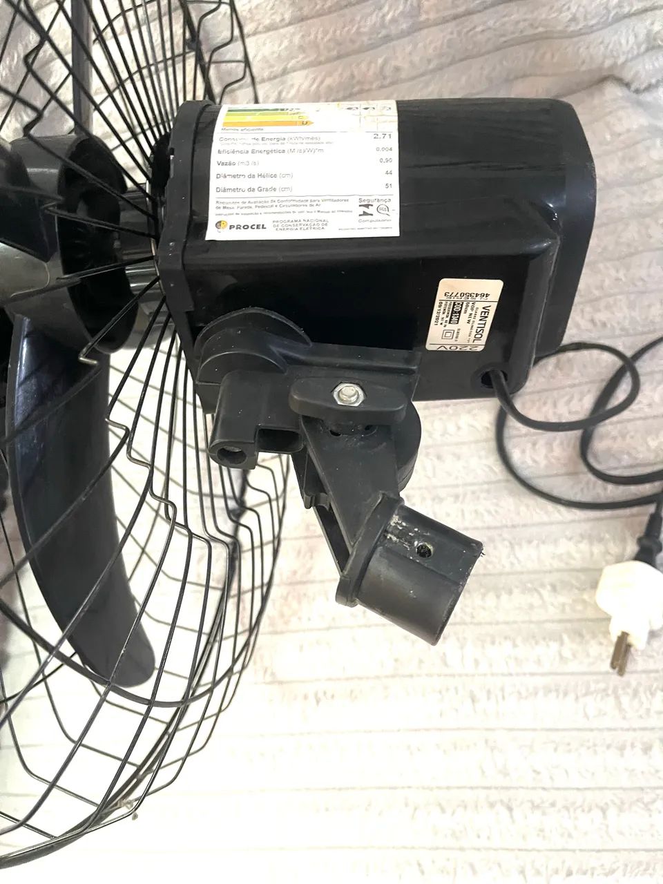 Ventilador de parede 50cm VENTISOL - MUITO FORTE !! - Foto 4