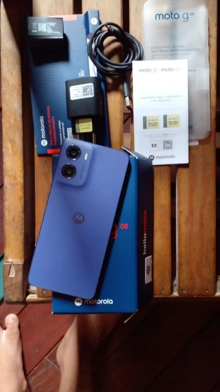 Vendo moto g 05 novo lançamento com nota fiscal