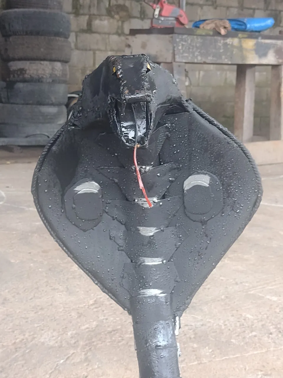 Escultura de Cobra - Arte para Jardim