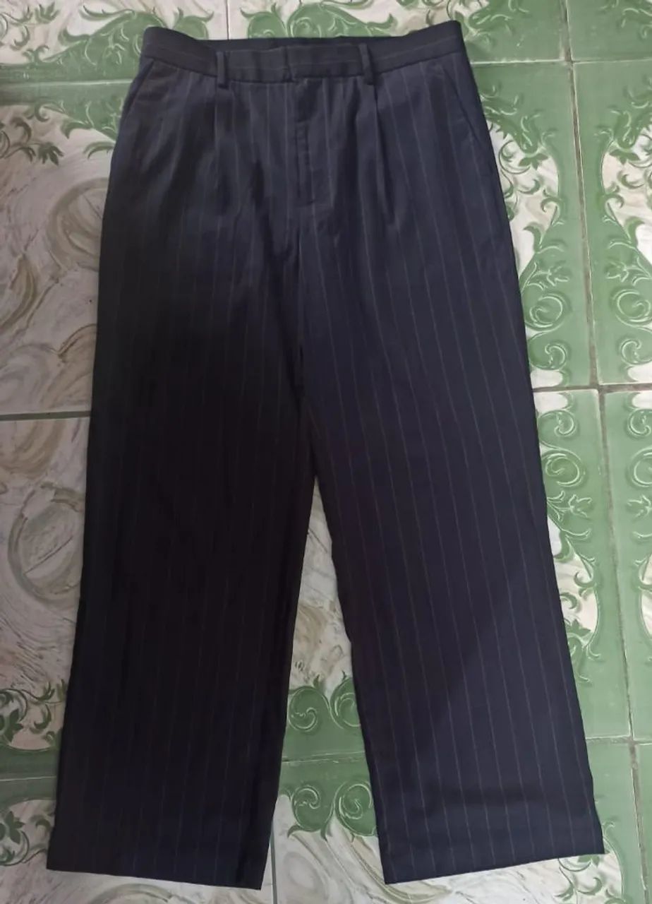 Calça de Alfaiataria Risca de Giz Renner