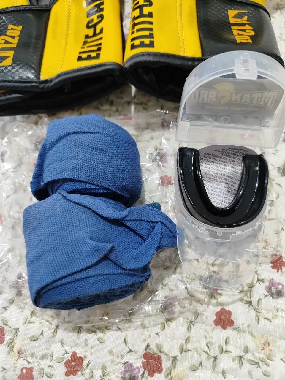 Luvas de Boxe Titan Pro Elite Carbono - Foto 4