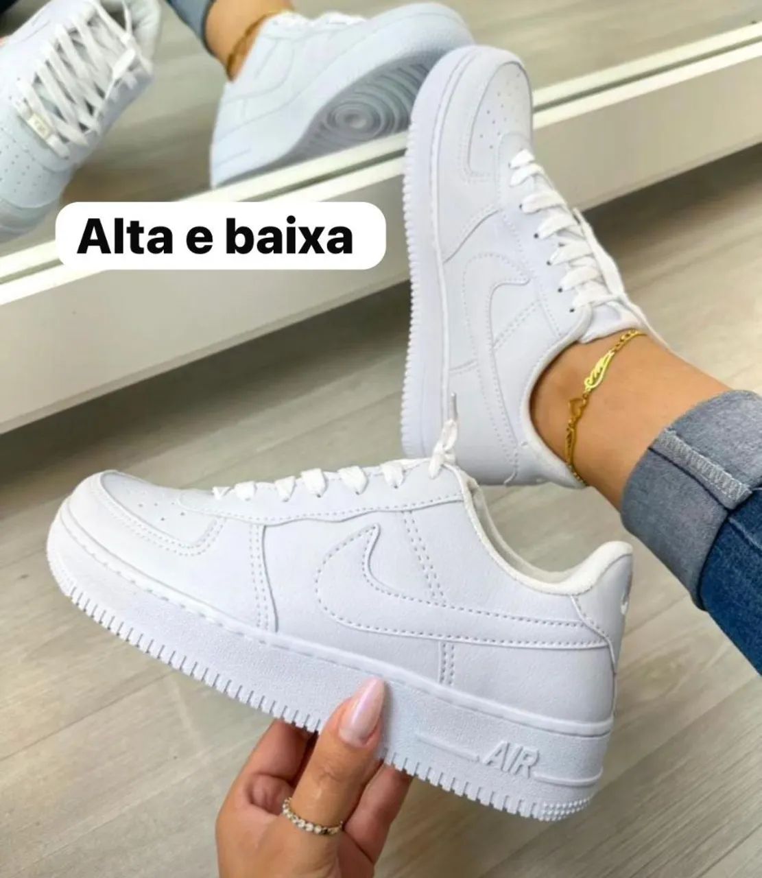 Tênis Nike Air Force 1 Branco - Novo