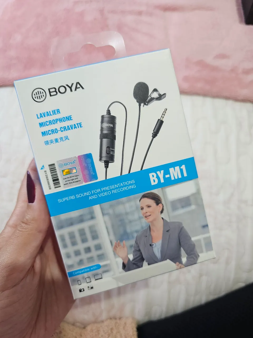 Microfone de Lapela Boya BY-M1 - Qualidade Profissional