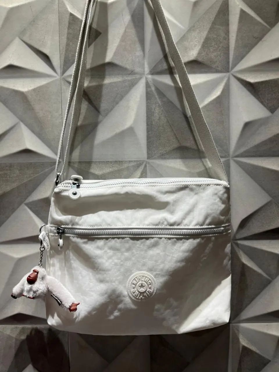 Bolsa Kipling Branca - NOVA