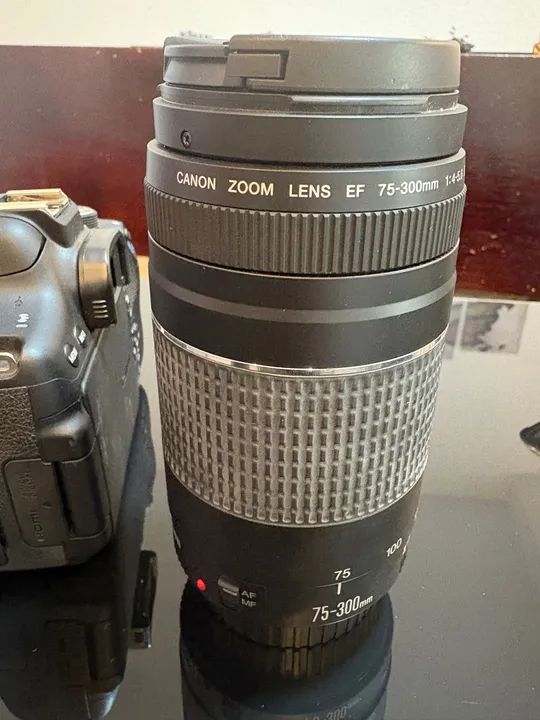 Câmera Canon EOS Rebel T6i com Lente 18-55mm + Lente 75-300mm - Foto 5