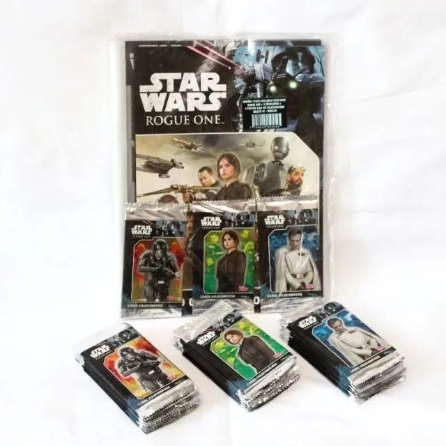 Album de Cards Star Wars Rogue One mais 160 Cards lacrados