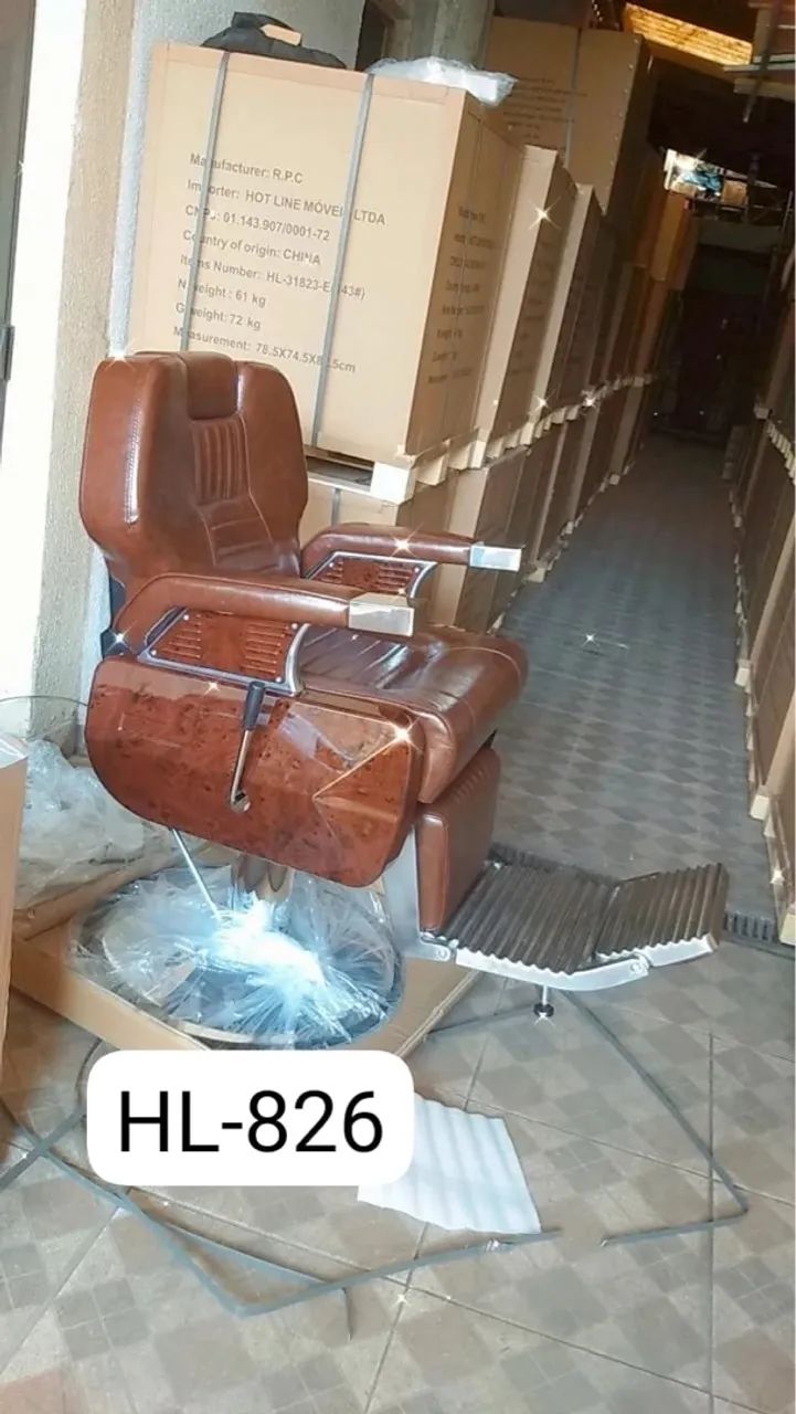 Cadeira de Barbeiro Clássica - Conforto e Estilo - Foto 2