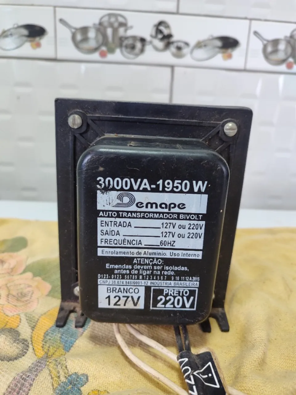 Transformador Bivolt Demape 3000va-1950W