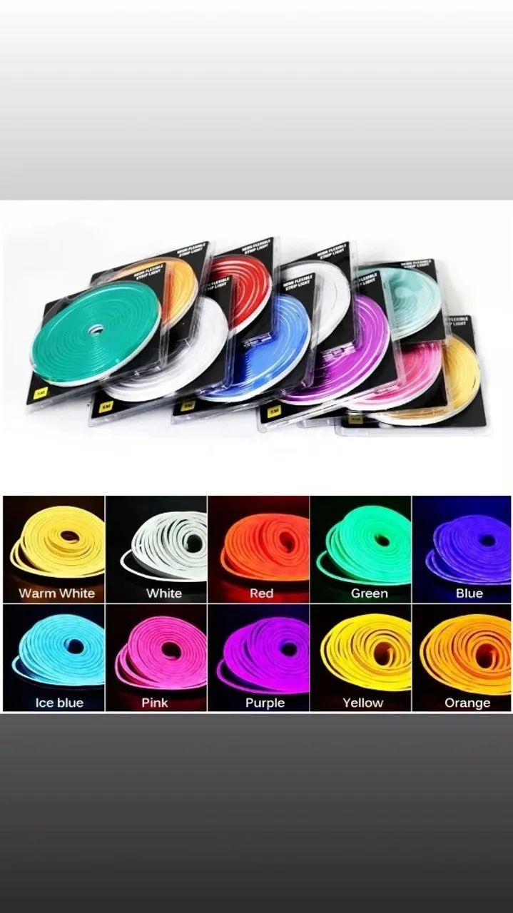 Led Neon cores diversas sem fonte - Foto 4