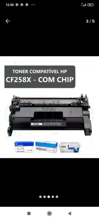 Toner HP CF258X Compatível com Chip - Novo - Foto 3