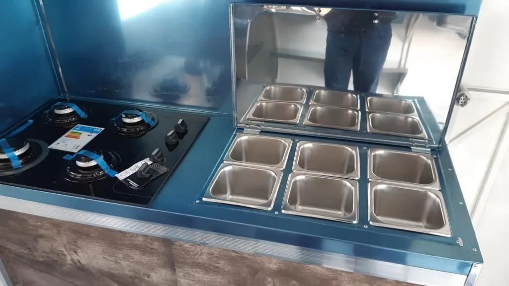 Trailer Foodtruck 1.80x2.00m completo zero - Foto 4