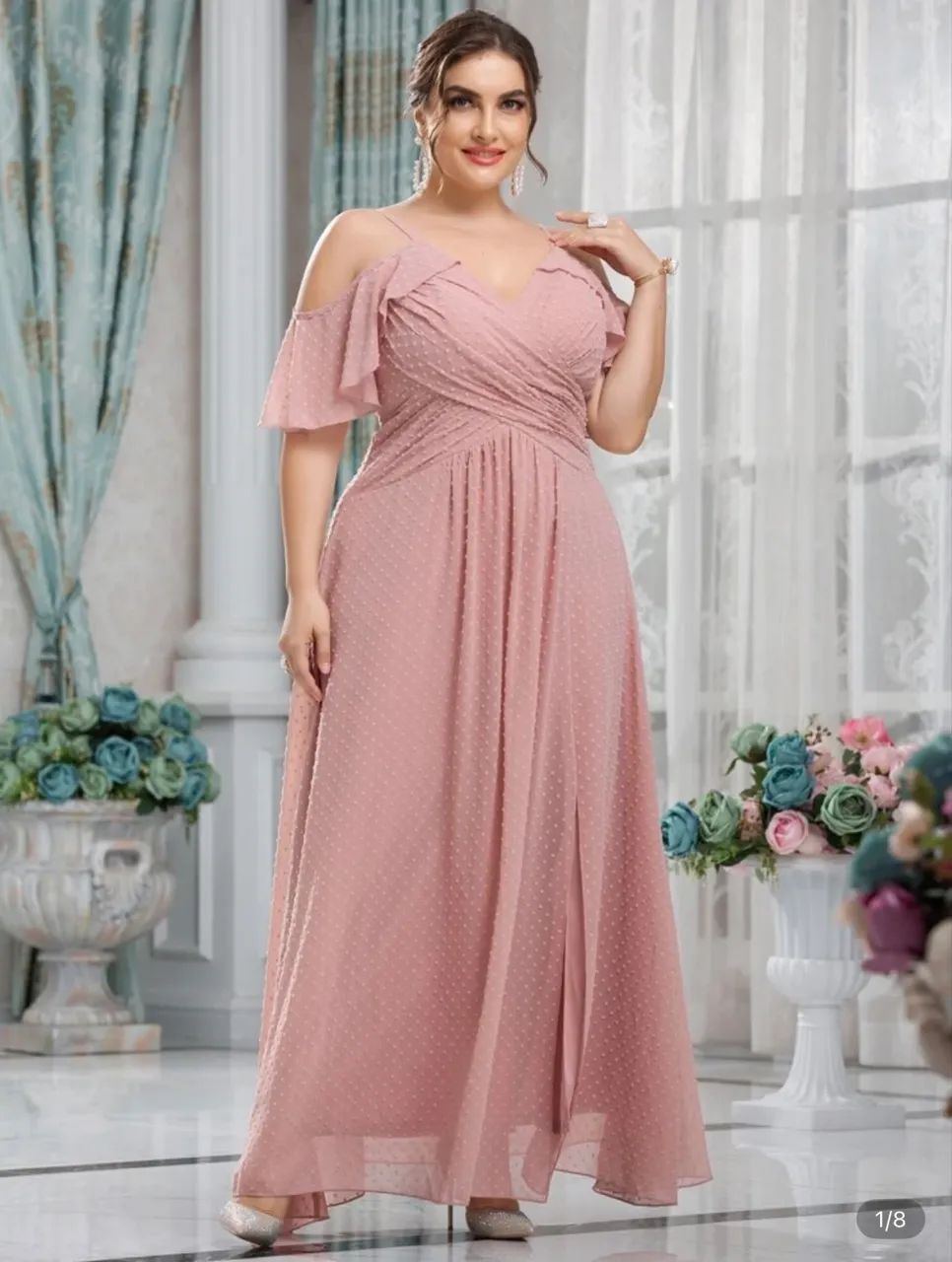 Vestido plus size festa