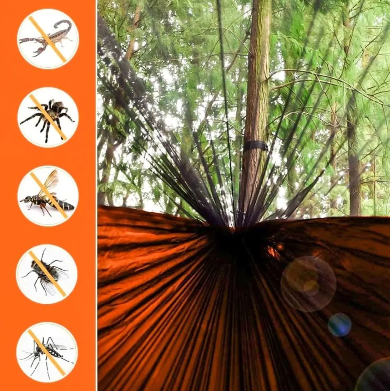 Rede de Descanso com Mosquiteiro - Conforto e Proteção - Foto 4