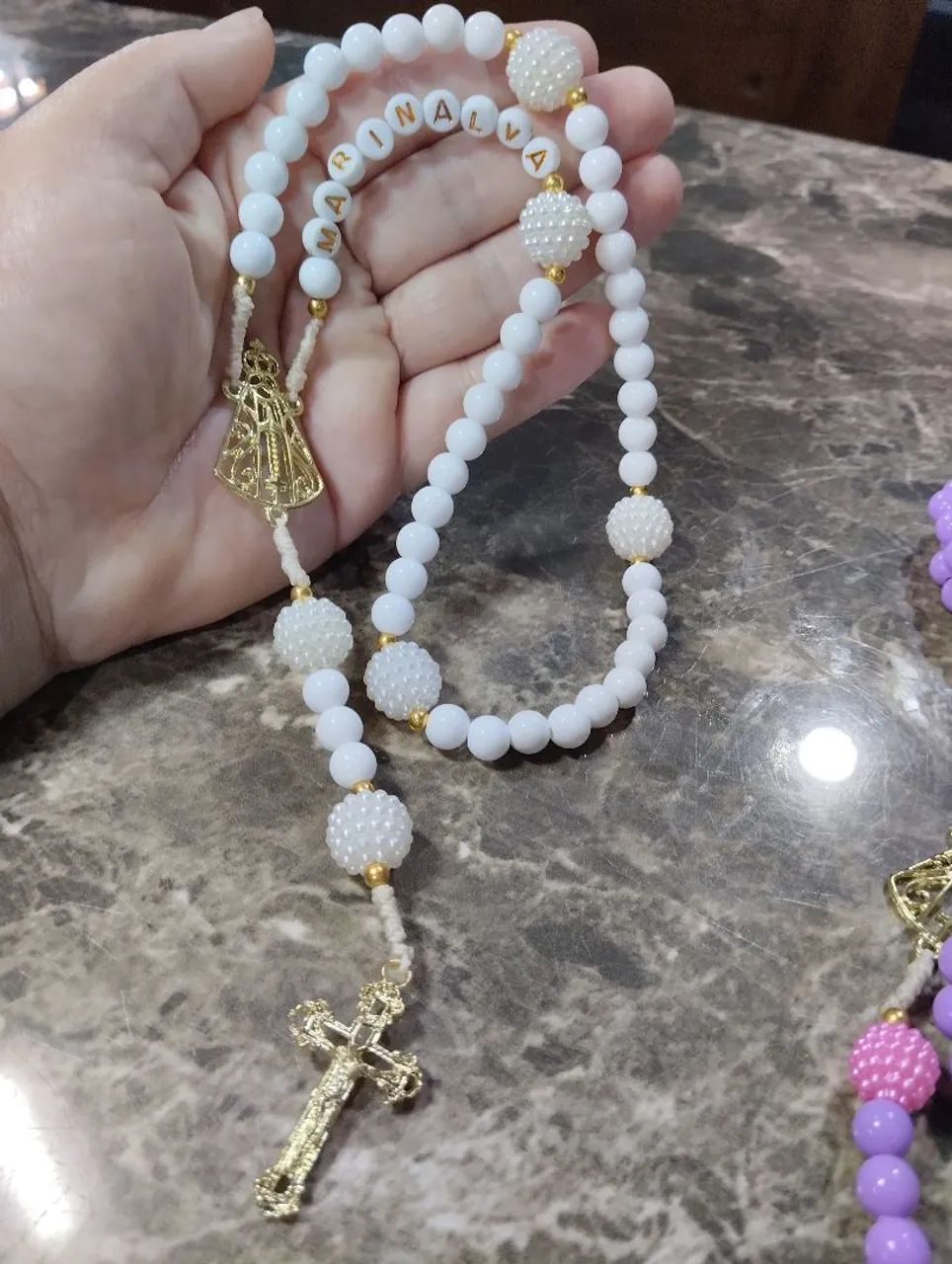 Terços para homens e mulher infantil personalizados  - Foto 5