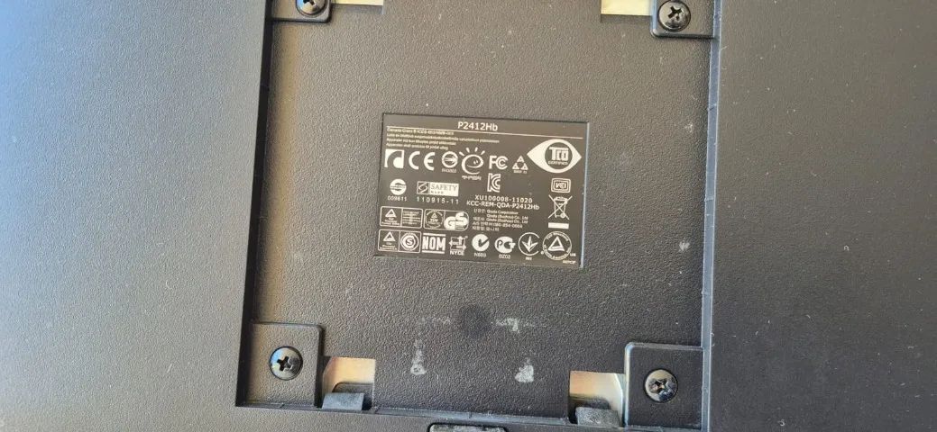 2 Monitores Dell 24 Polegadas p2412h - DVI e VGA - Foto 5