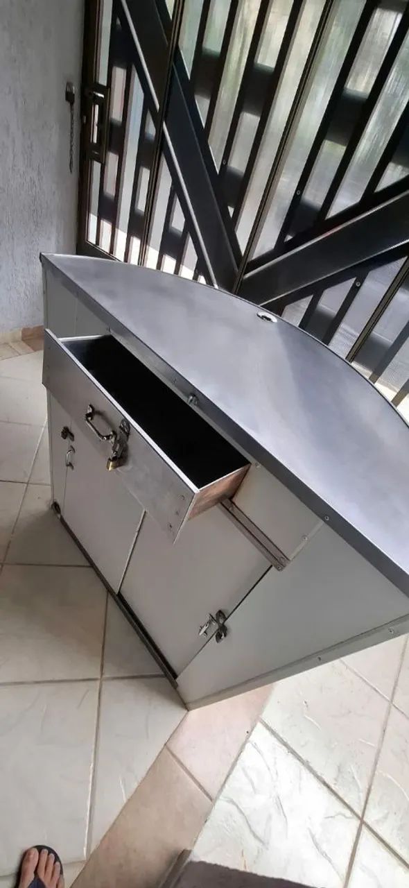 Balcão caixa metal - Foto 3