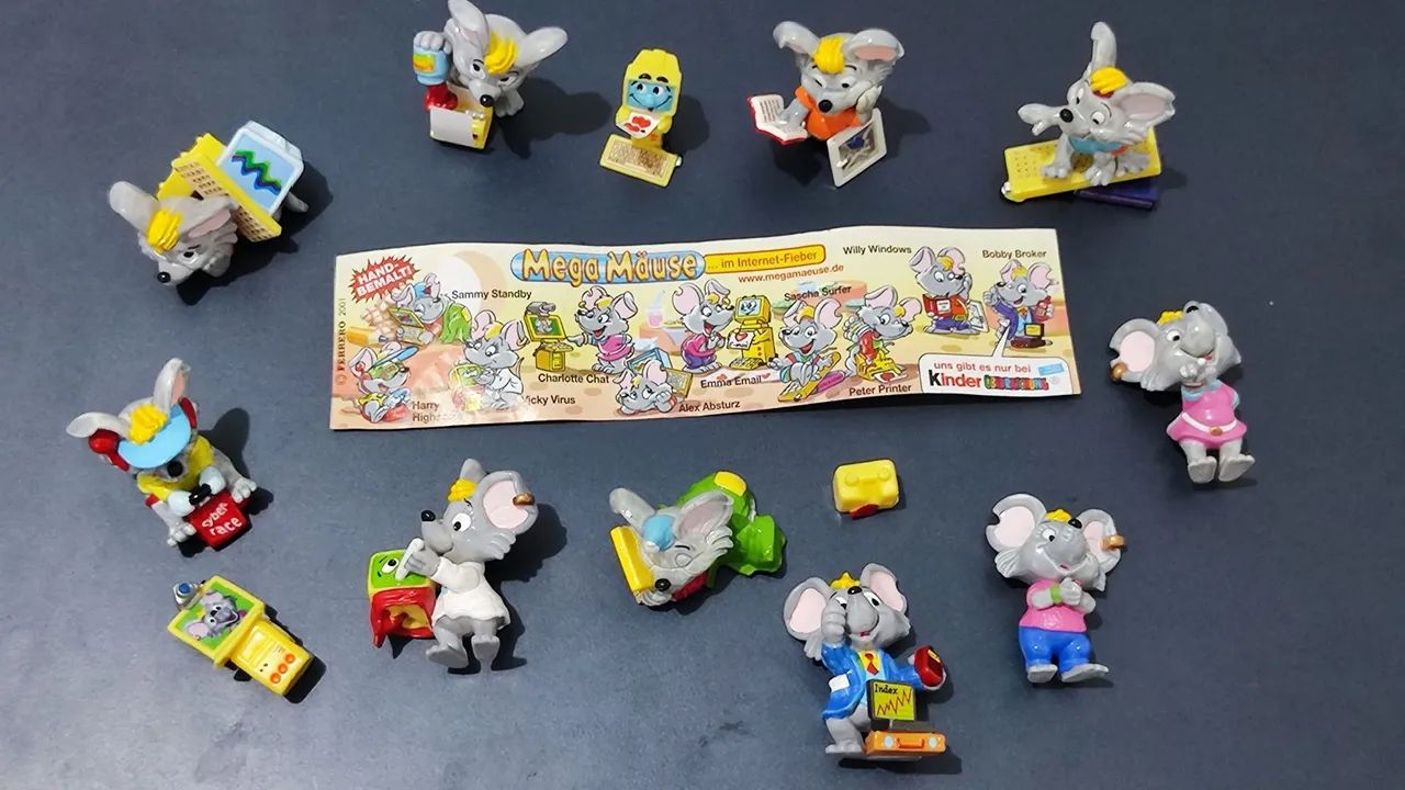 Coleção Kinder Ovo Mega Mouse