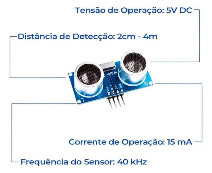 Sensor Ultrassônico HC-SR04 - Foto 2