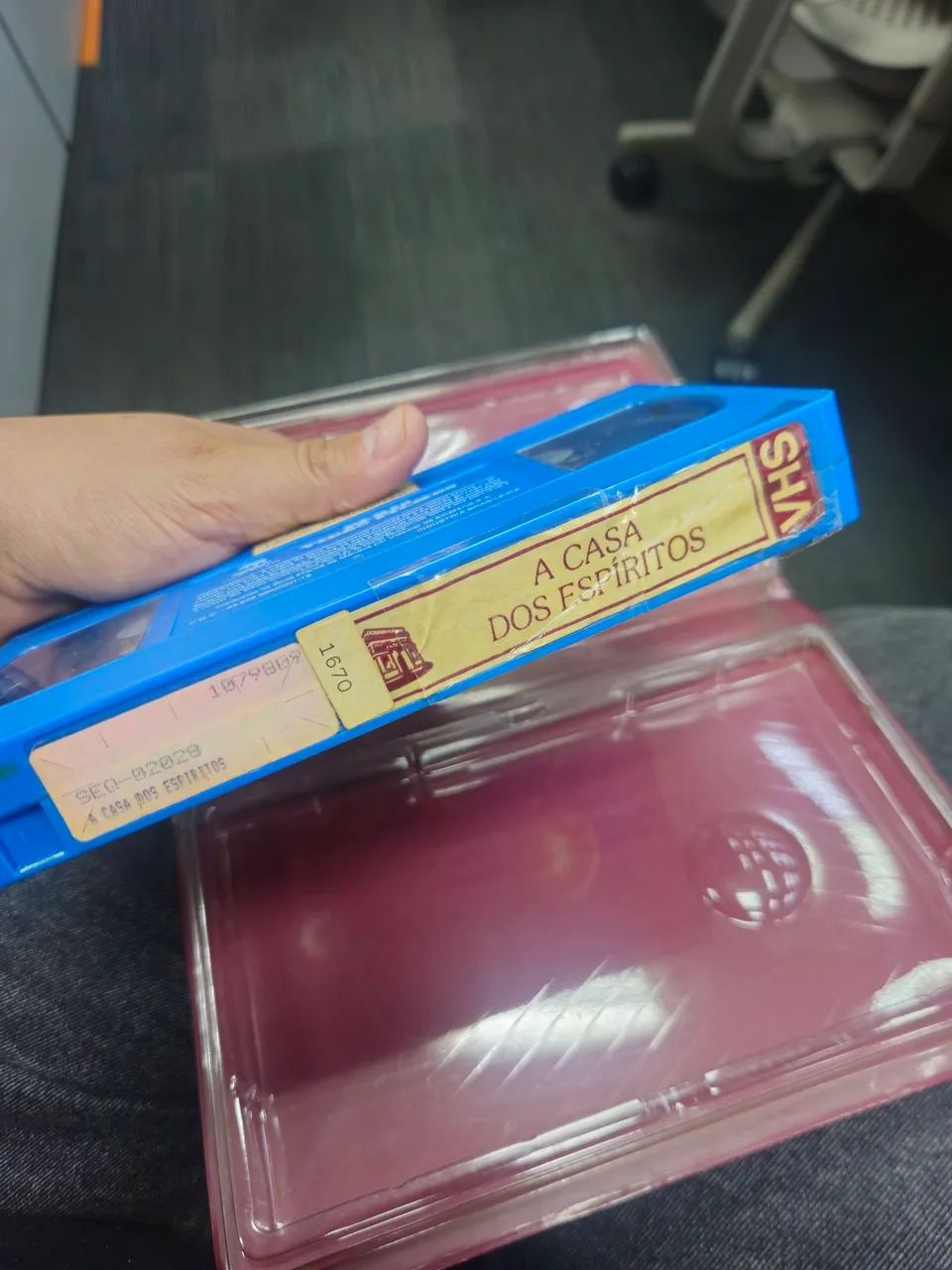 VHS A Casa Dos Espiritos Com Winona Ryder, Meryl Streep E Glenn Close ... LEGENDADO - Foto 4