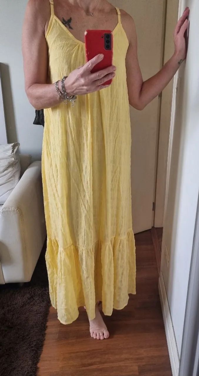 Vestido longo novo gule, m