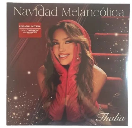 LP: Thalia -- Navidad Melancólica (edição limitada) inclui "Nació la luz", c/ Marcos Witt 