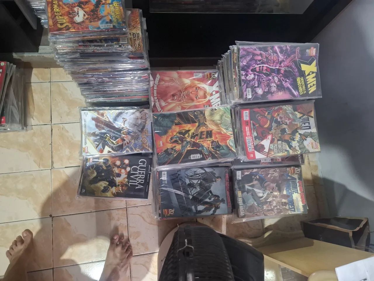 Venda de gibis marvel/dc