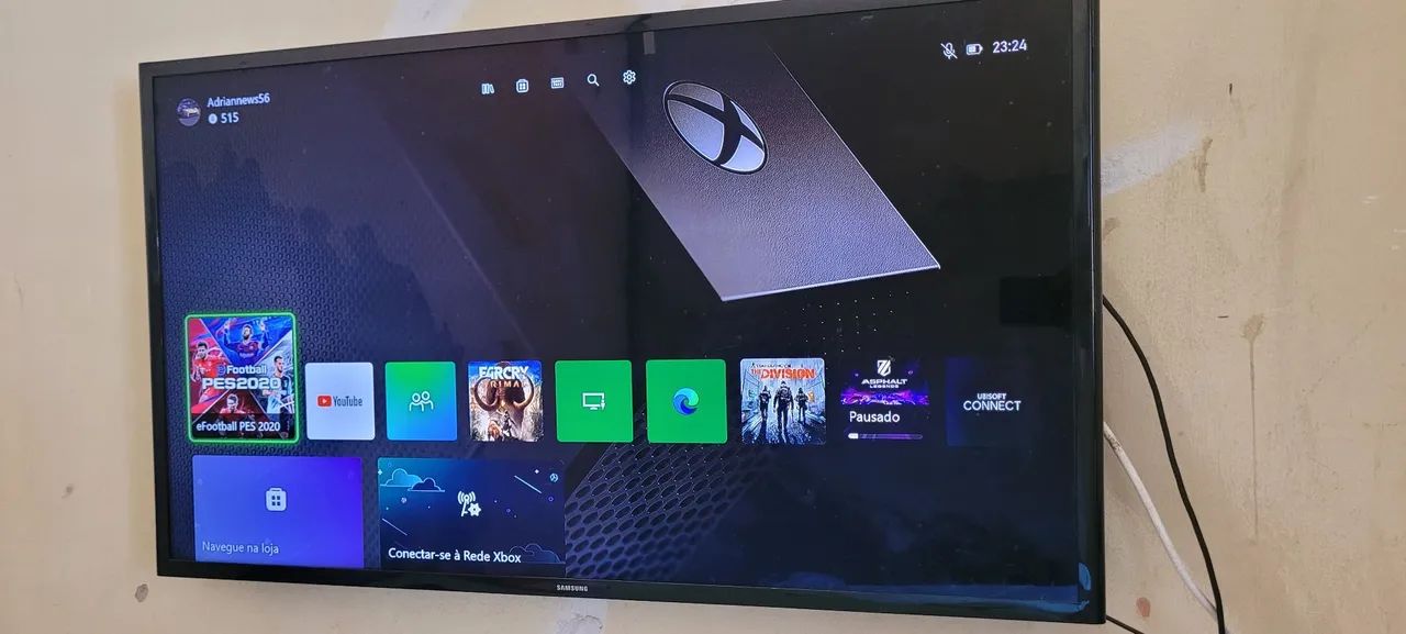 Xboxone X 6jogos e dois controles 