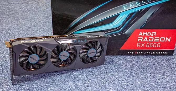 Placa de vídeo Gigabyte Radeon RX 6600 Eagle