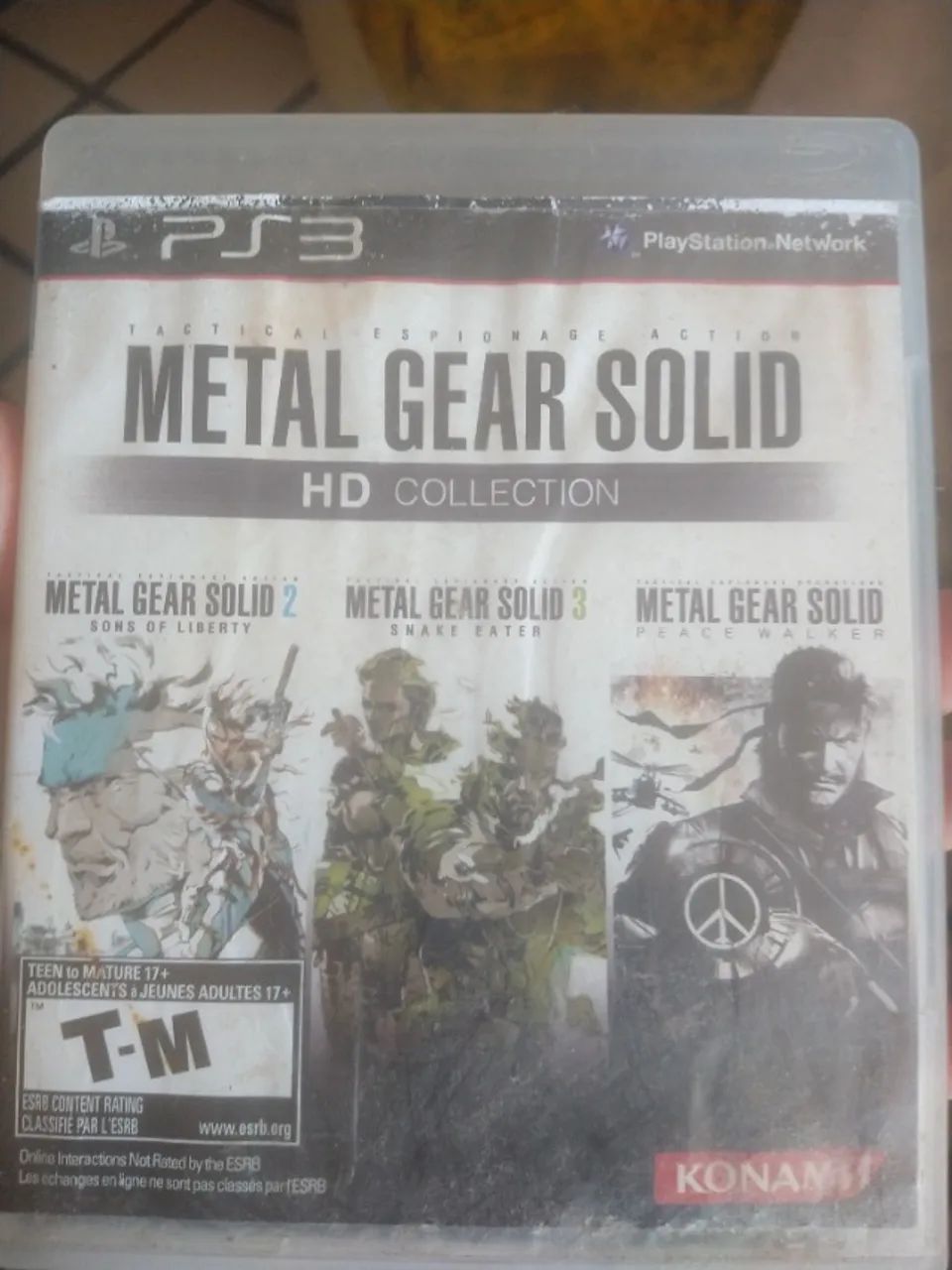 Metal gear solid HD collection ps3