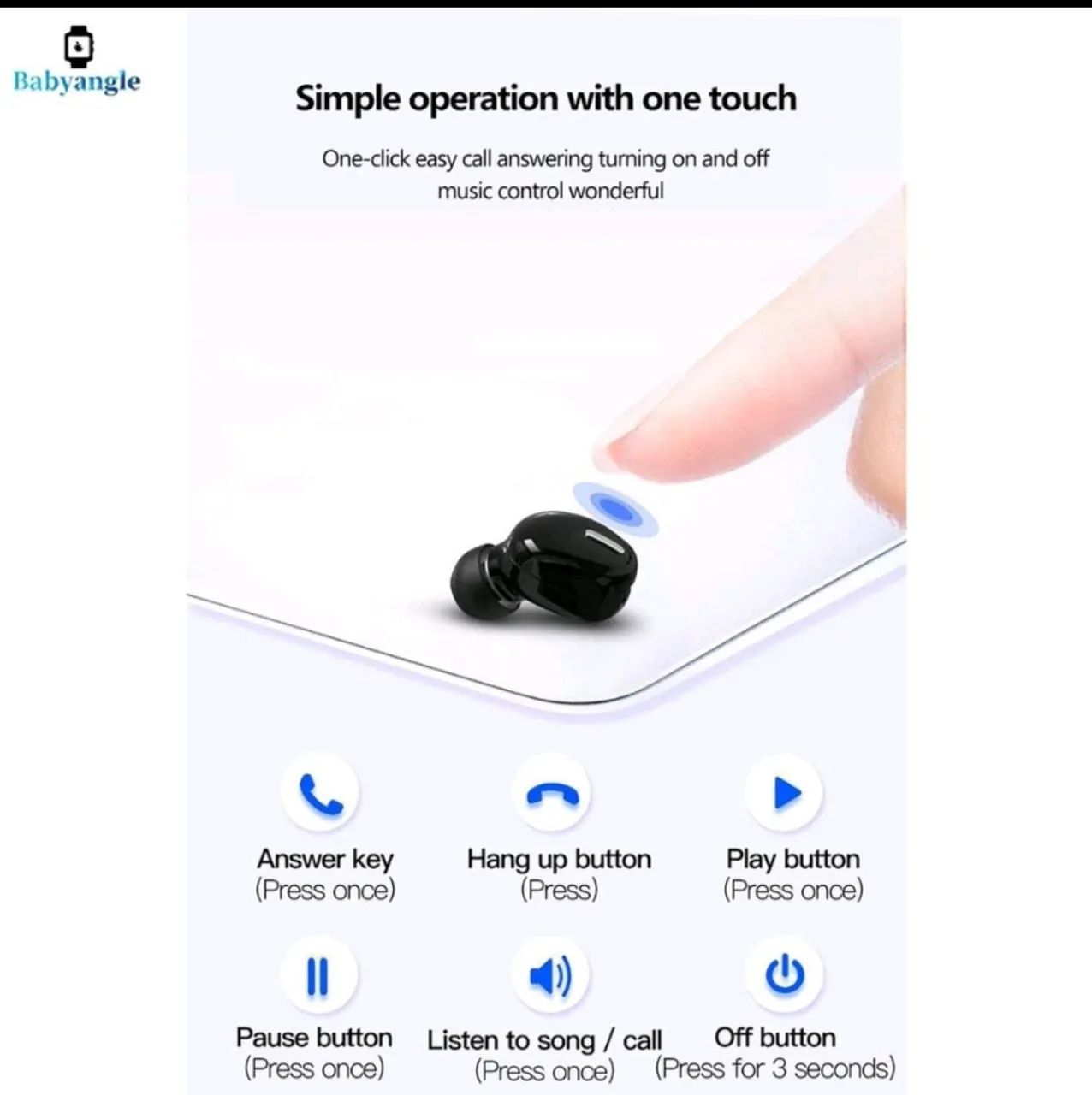 Fone De Ouvido mini bluetooth X9 - Foto 2