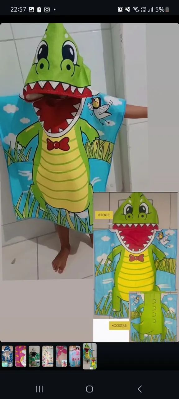 TOALHAS INFANTIL DIVERTIDA  - Foto 5