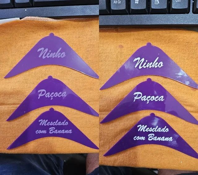 Plaquinha Acrílico para Identificação de Cremes - Temos opção com frete grátis - Foto 3