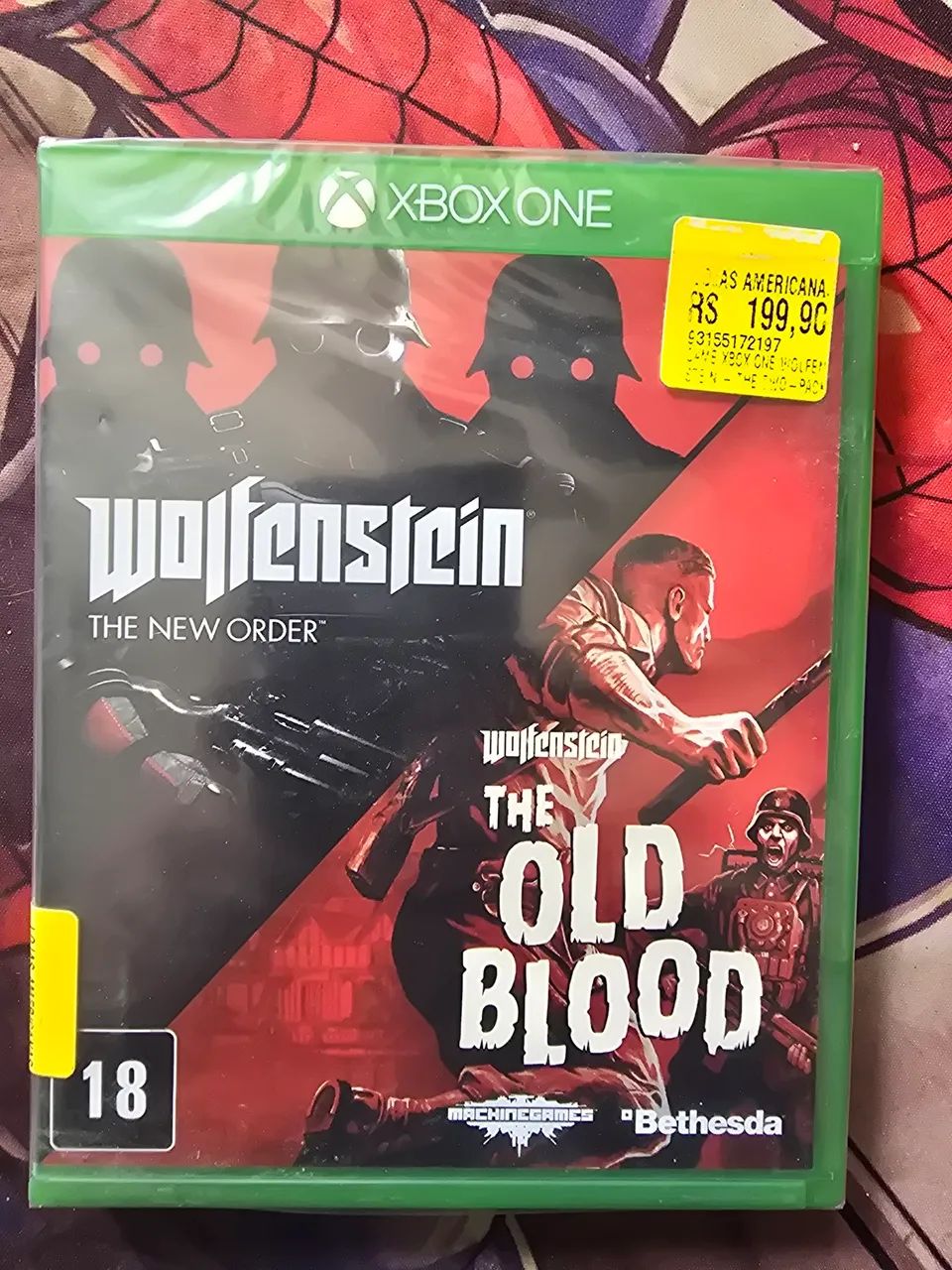 Jogo Wolfenstein the New Order lacrado para Xbox One