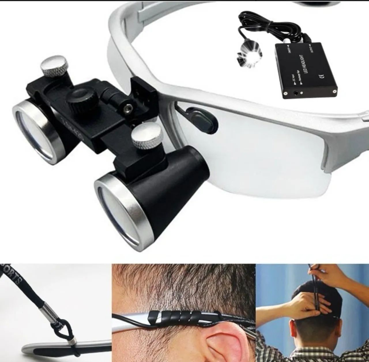 Lupa para Joalheiros com Iluminação LED - 3.6x-320 - Foto 3