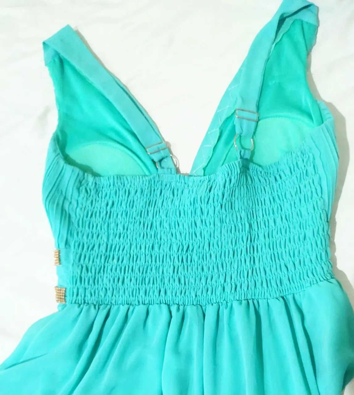 Vestido Festa azul turquesa  - Foto 3