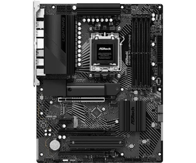 Placa Mãe Asrock X670E PG Lightning, DDR5, AM5, ATX - X670E-PG-LIGHTNING - Foto 2