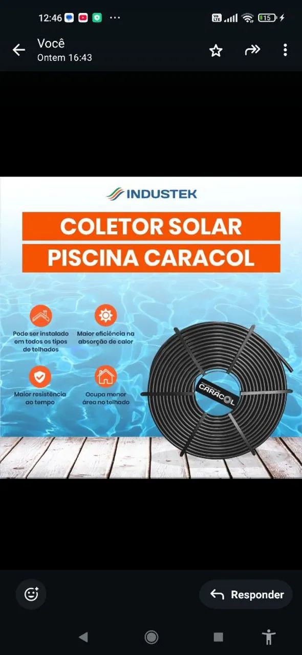 Aquecedor Solar de Piscina Promoção  - Foto 2