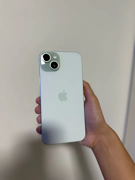 iPhone 15 Plus 256GB 93 saúde da bateria Cor Green (SEMINOVO IMPECÁVEL)