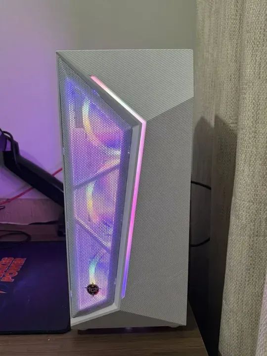 Pc Gamer Completo Branco i5, RX 580 8GB Branca, 16GB DDR4, SSD - Foto 4